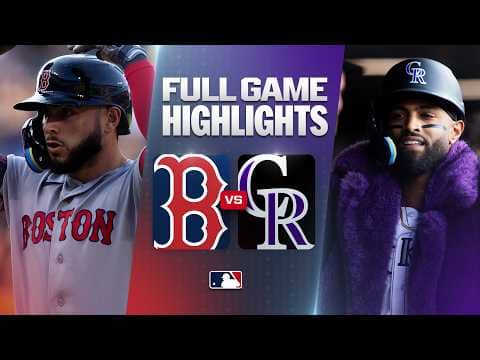 RED SOX vs. ROCKIES Full Game Highlights (6/23/26) | MLB Highlights
