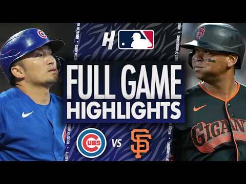 Chicago Cubs vs San Francisco Giants - FULL GAME HIGHLIGHTS 🔥 June 13, 2026 MLB Season