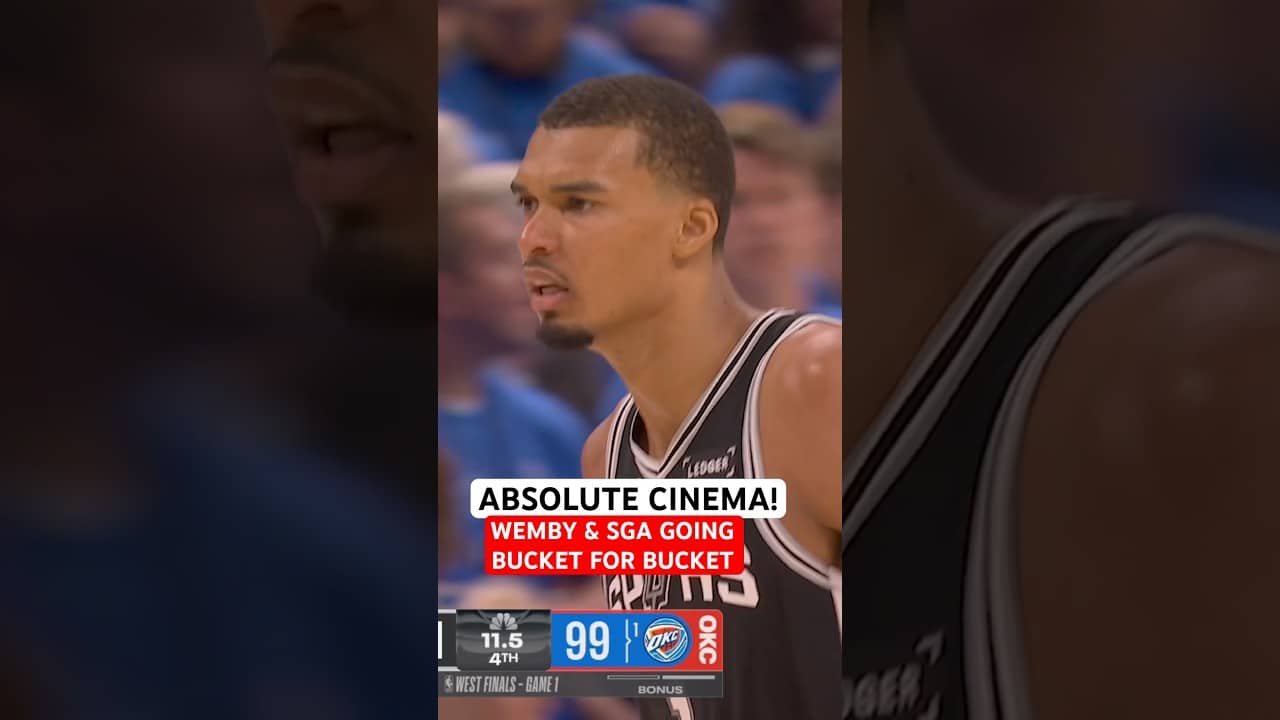 Wemby and SGA trading buckets in the clutch of Game 1