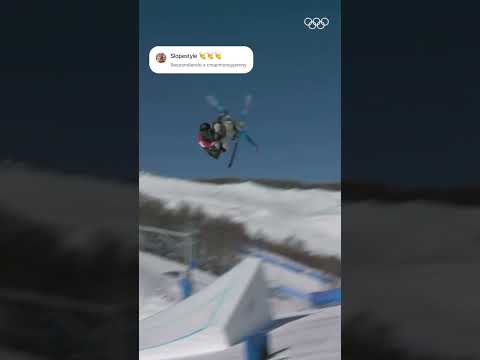 Here's how Andri Ragettli put his workouts into effect at #Beijing2022 β·οΈπ₯#Olympics