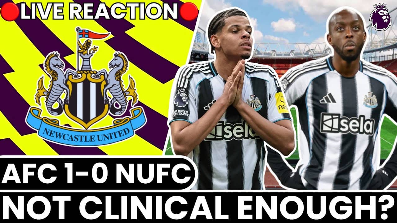 🔴LIVE🔴Arsenal 1-0 Newcastle United | Missed Chances Cost Us!