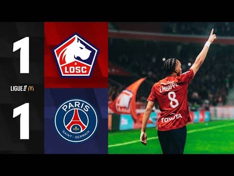 LOSC 🆚 Paris Saint-Germain (1-1) I Ethan Mbappé permet au LOSC d'arracher le nul 🫡🤩