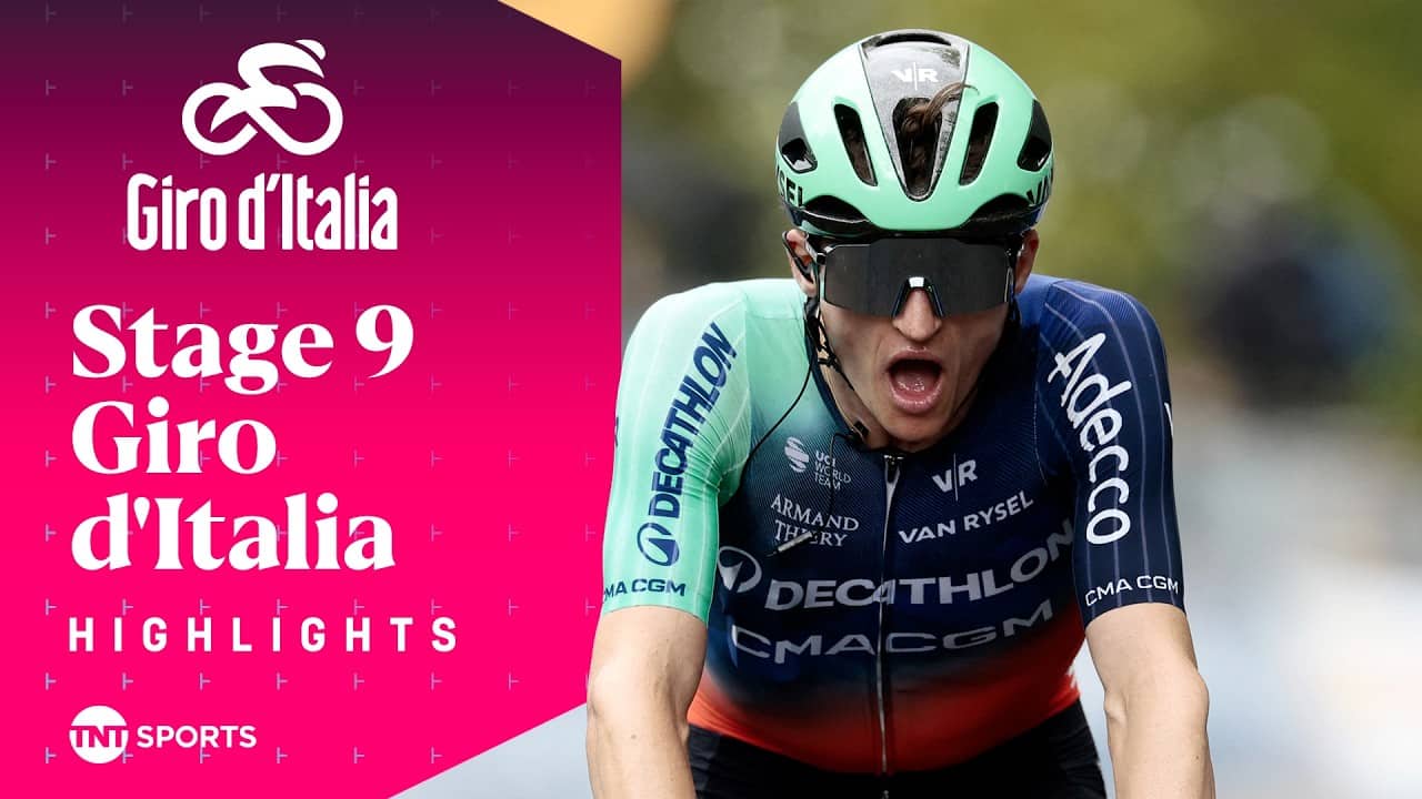 GAP TO PINK SHRINKS! ๐ | 2026 Men's Giro d'Italia Stage 9 Race Highlights | TNT Sports Cycling