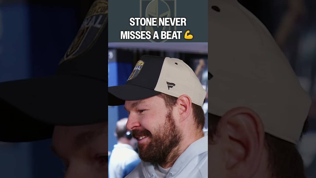 Mark Stone never misses a beat 🥁