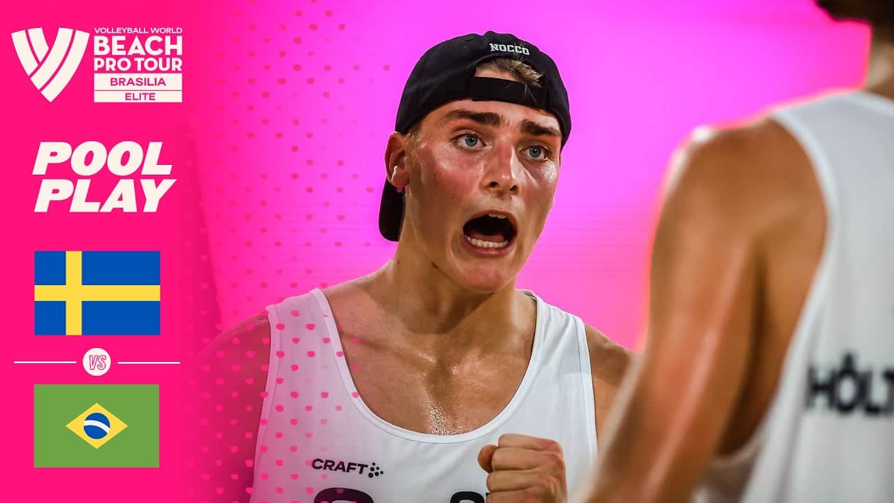 Hölting Nilsson/Andersson, E vs. Vinicius/Heitor - Pool Play Highlights | Brasilia 26 #BeachProTour