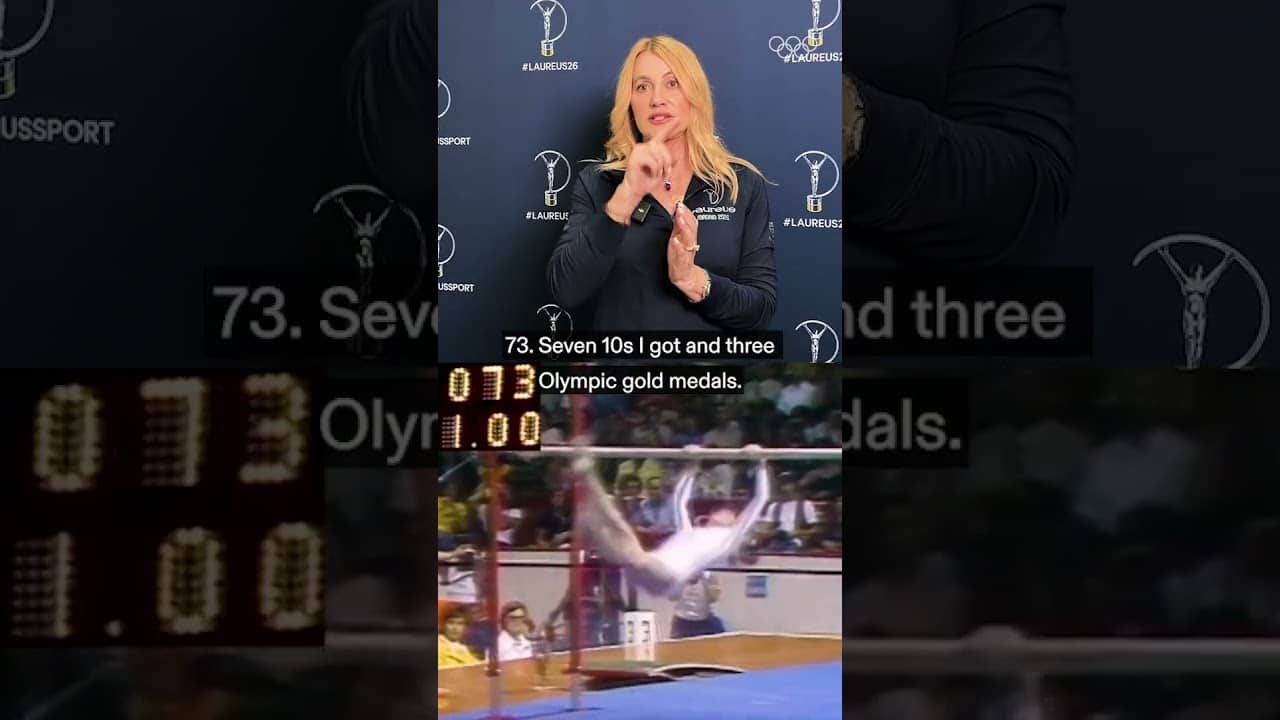 Coincidence or destiny? ๐โจThe maths behind Nadia Comaneci's iconic #Montreal1976 moment. #Laureus26