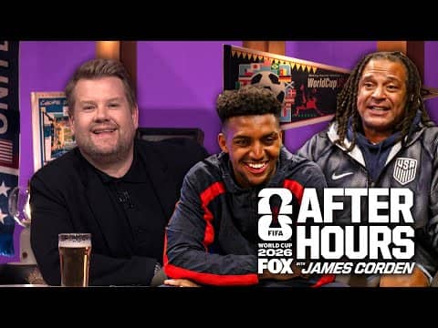 Who's the Better Athlete: USA's Alex Freeman or Antonio Freeman? 🍿 After Hours with James Corden