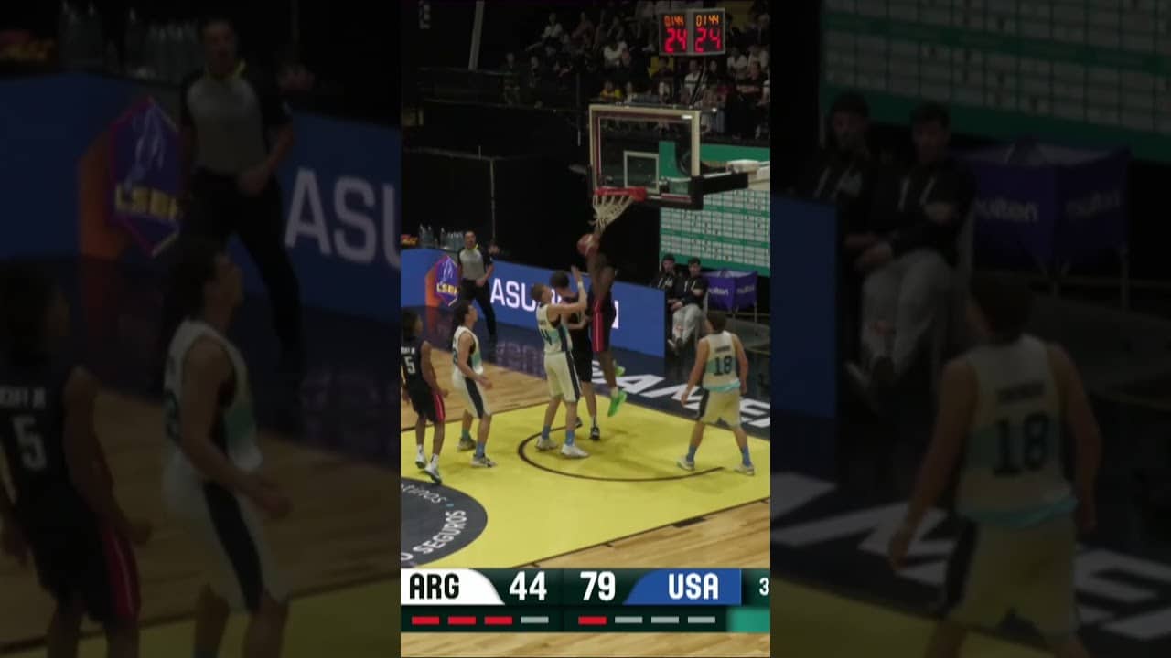 Is there anything Darius Acuff Jr. can't do? 🤯🔥 #AmeriCup