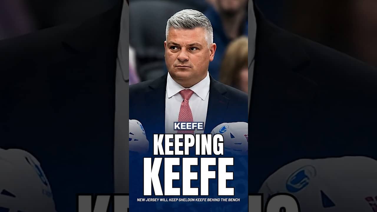 New Jersey has decided to keep Sheldon Keefe behind the bench
