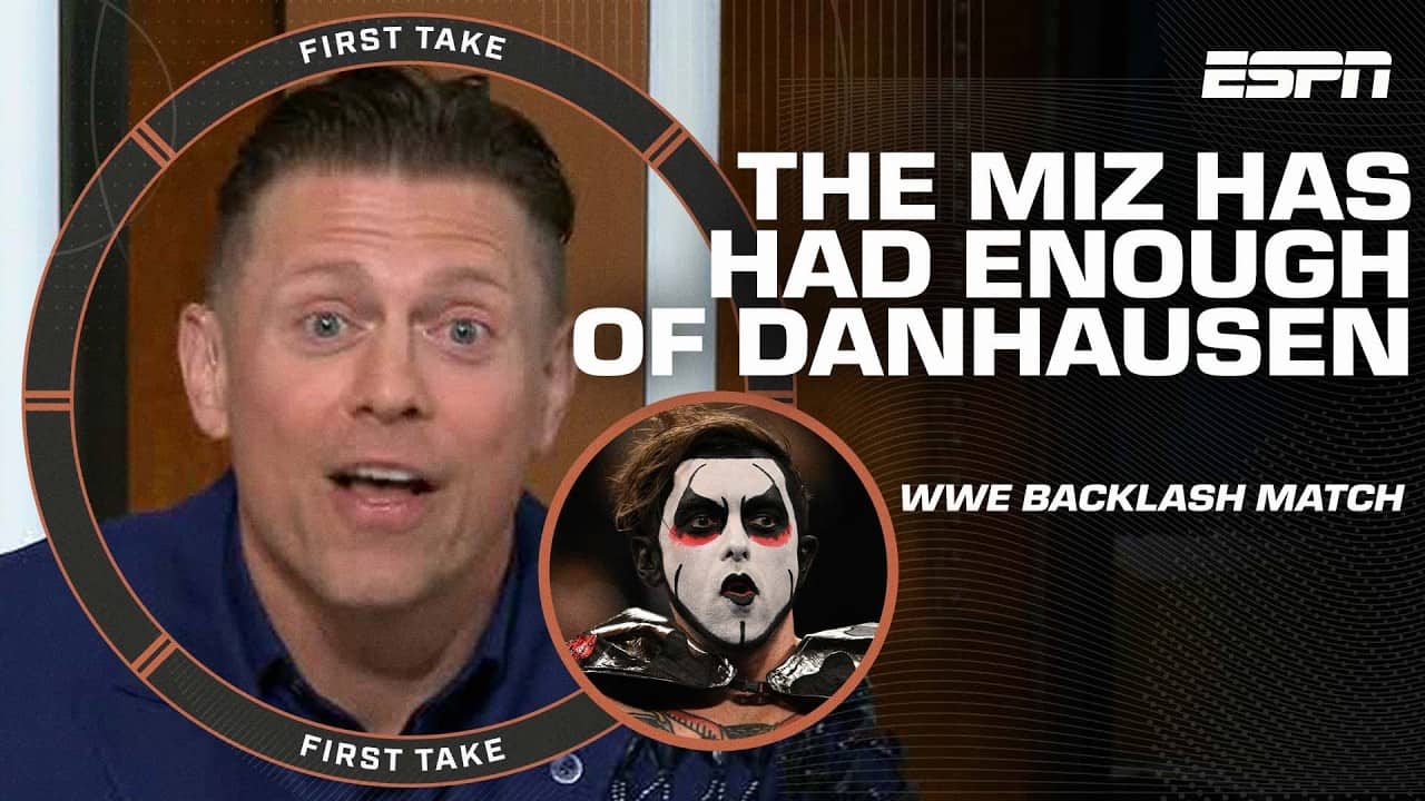 The Miz is ready to 'rid the WWE of the Danhausen problem' š | First Take