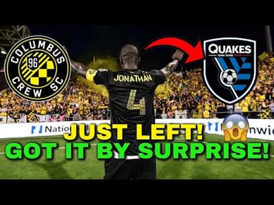 OUT NOW! FOR THIS NOBODY EXPECTED! ROCKED THE CREW! COLUMBUS CREW NEWS TODAY
