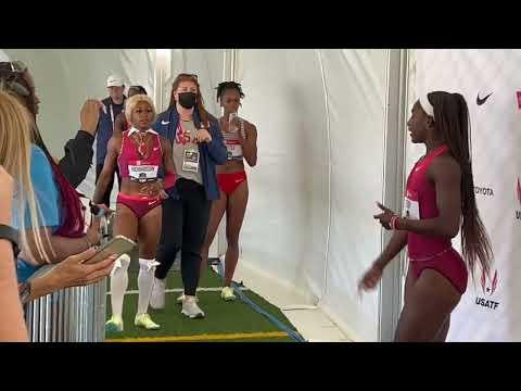 Sha’Carri Richardson Eliminated In The First Round Of The US Championships 100m, No Comment To Media