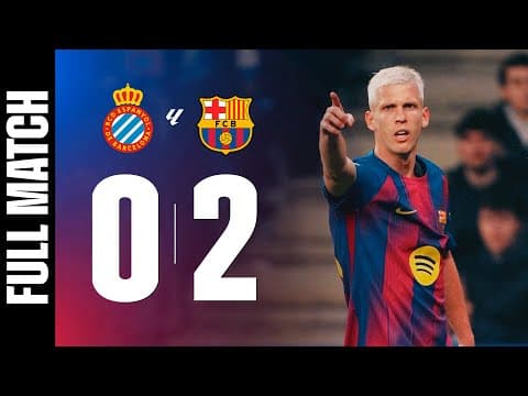 FULL MATCH | RCD ESPANYOL 0 vs 2 FC BARCELONA | LALIGA 2025/26 MD18 🔵🔴