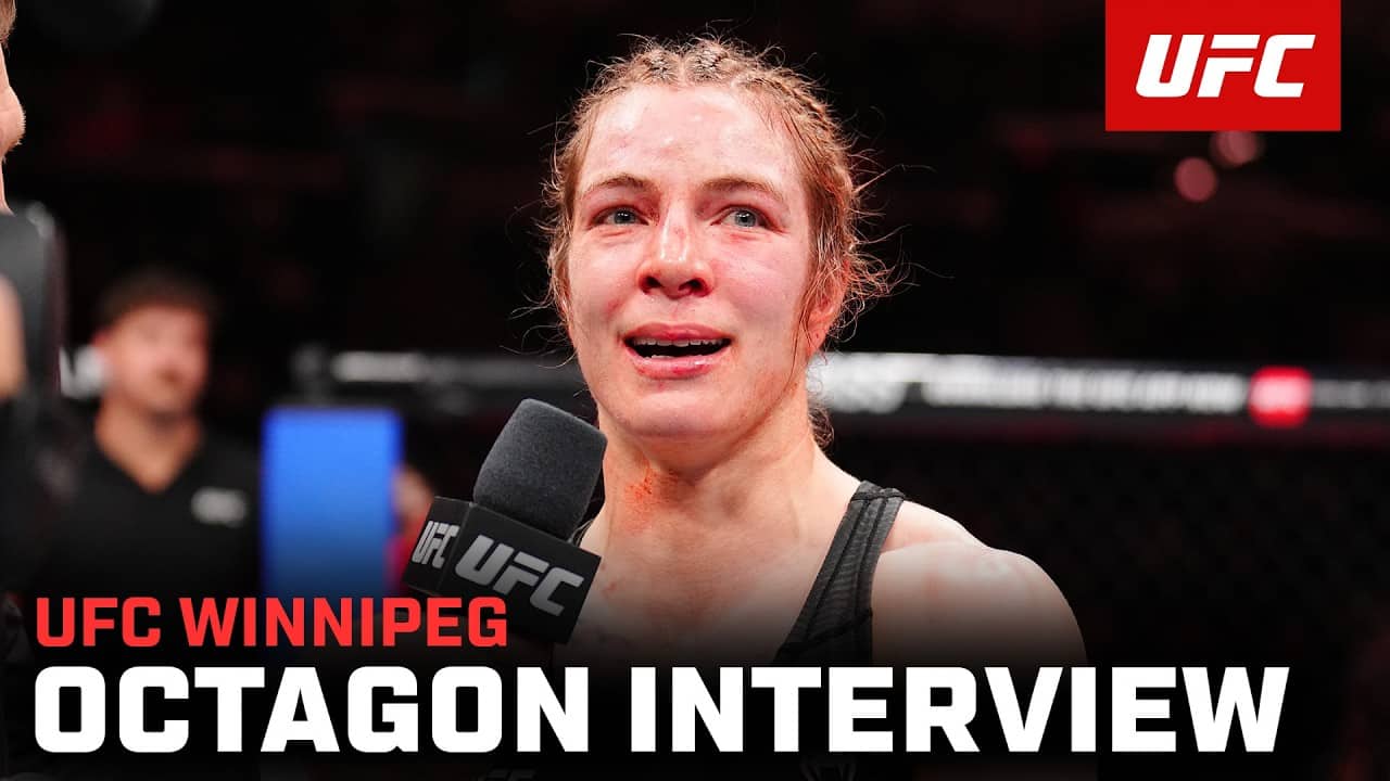 Melissa Croden Octagon Interview | UFC Winnipeg