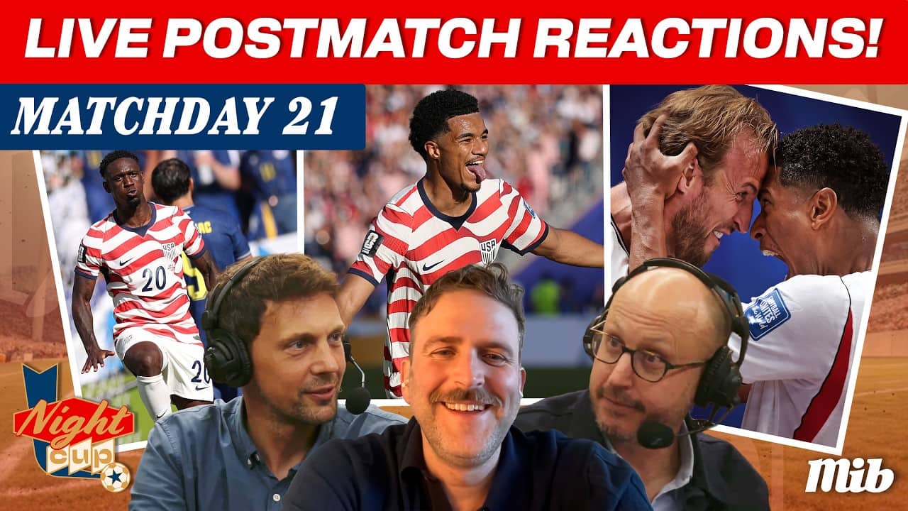 USMNT vs Bosnia and Herzegovina Reactions | England v DR Congo | LIVE! Post-Match w/ Humphrey Ker