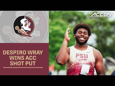 Florida State's Despiro Wray Wins ACC Shot Put Title