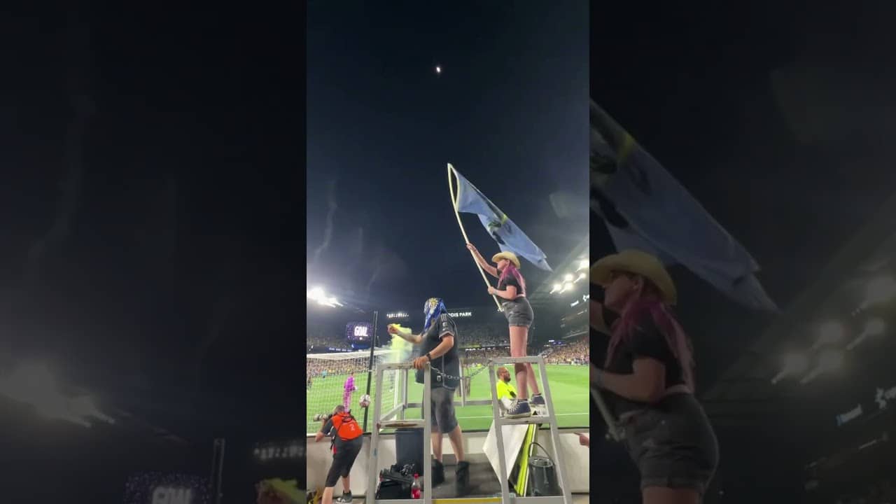 The best view for the MLS Goal of the Matchday ๐ #golazo #nashville #soccer #goal #soccergoal