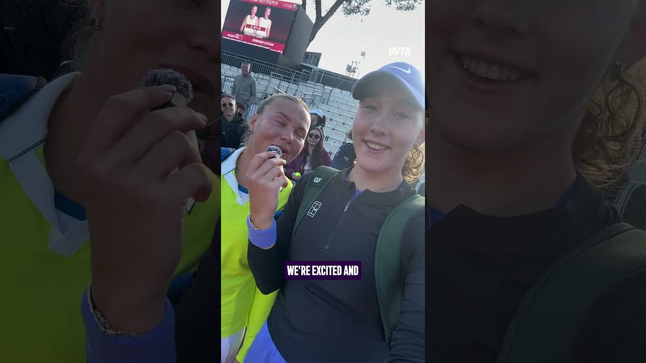 See you in the FINAL 🤩 #WTA #IBI26 #tennis