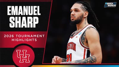 Emanuel Sharp 2026 NCAA tournament highlights