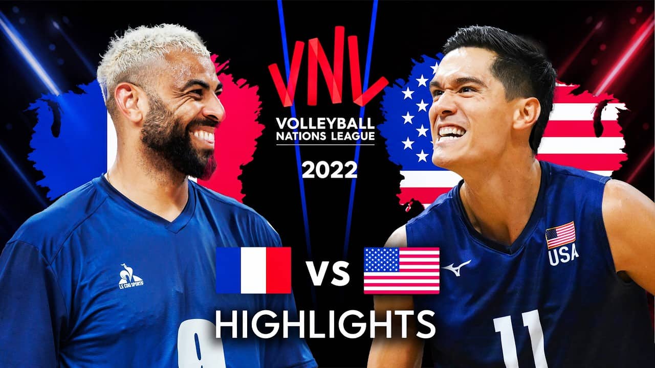 HISTORICAL MATCH | USA ๐บ๐ธ vs FRANCE ๐ซ๐ท | Men's VNL 2022