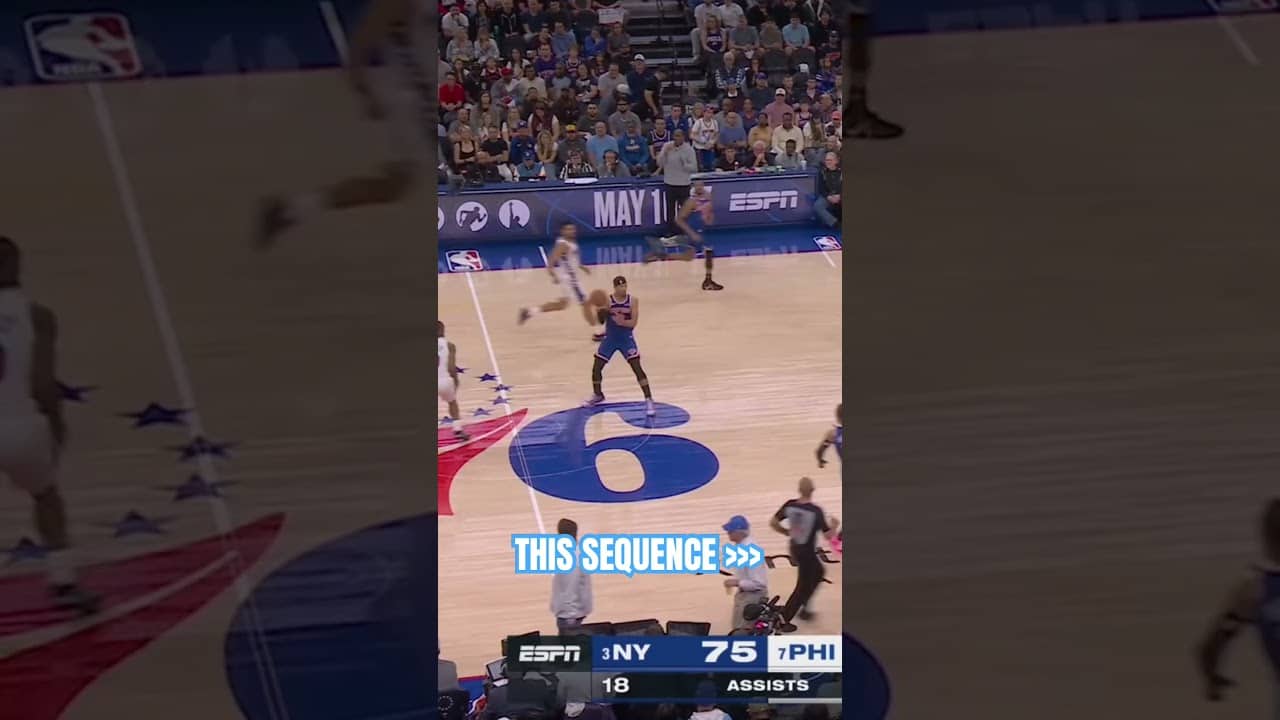 Big play from Mikal and Deuce ๐ฅ #nyknicks #nba #basketballshorts #mikalbridges #deucemcbride