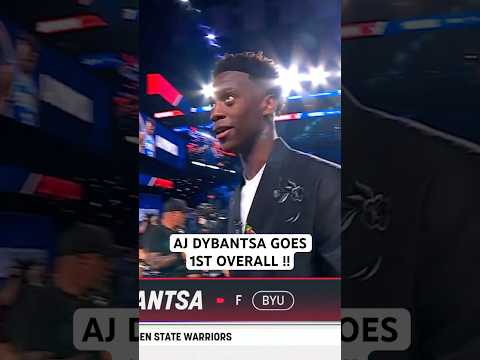 AJ Dybantsa goes 1st overall in the 2026 NBA Draft