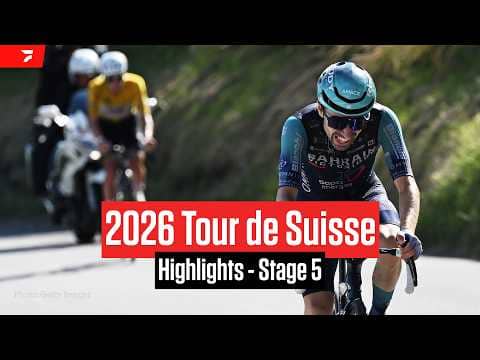 Tour de Suisse 2026 Stage 5 Highlights