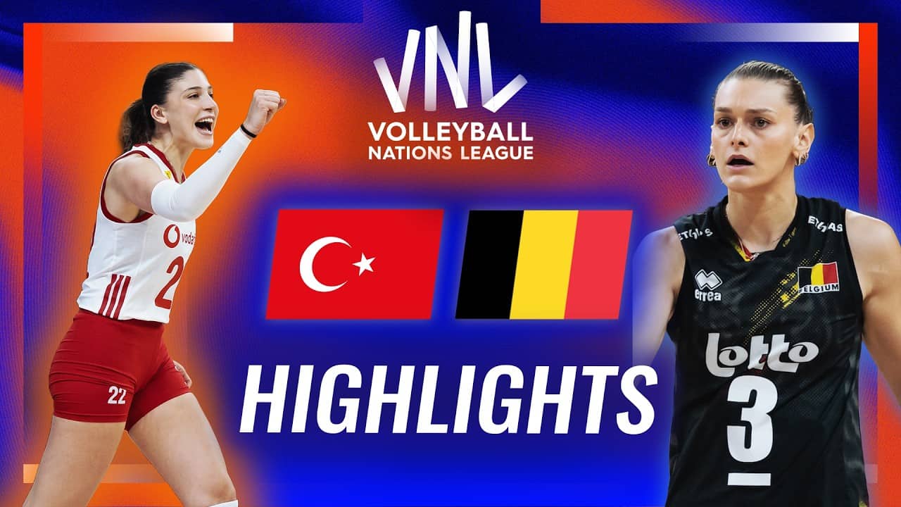 Türkiye🇹🇷 vs. Belgium🇧🇪 - Highlights | Week 2 | Women's VNL 2026