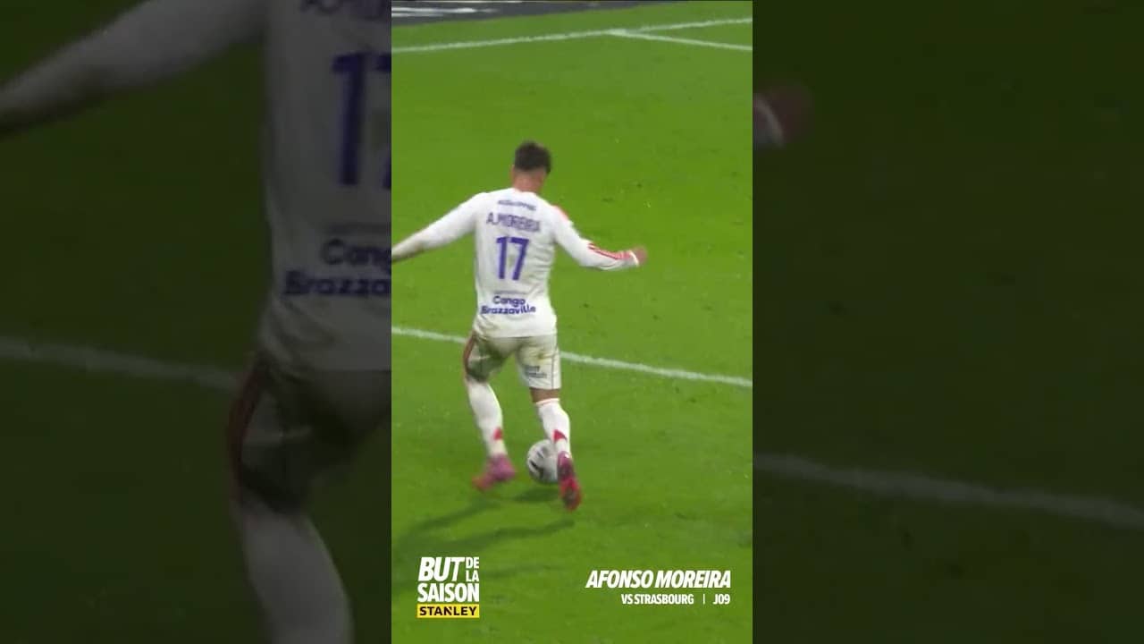 ❤️💙 Votre But de la Saison STANLEY 2025-2026 est signé Alfonso Moreira #ol #football #ligue1 #shorts