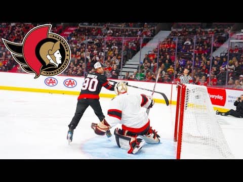 I DID THE OTTAWA SENATORS SHOOTOUT SKILLS COMPETITION!