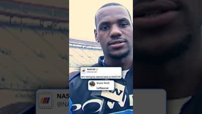 LeBron's been race-ready before 👀
