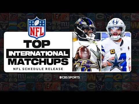 The Top International Games to Watch in the 2026 NFL Season: Ravens vs Cowboys, Rams vs 49ers