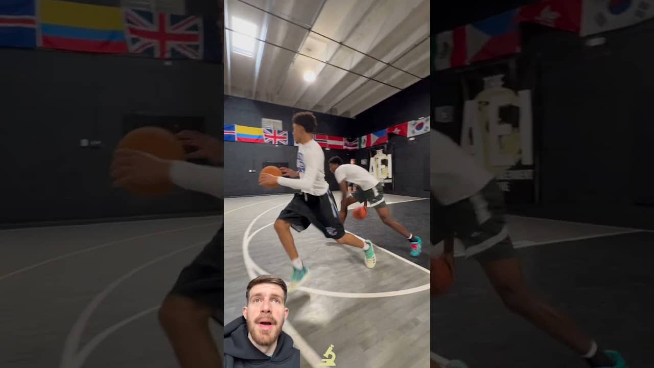 Try this for more efficient ballhandling warmups...
