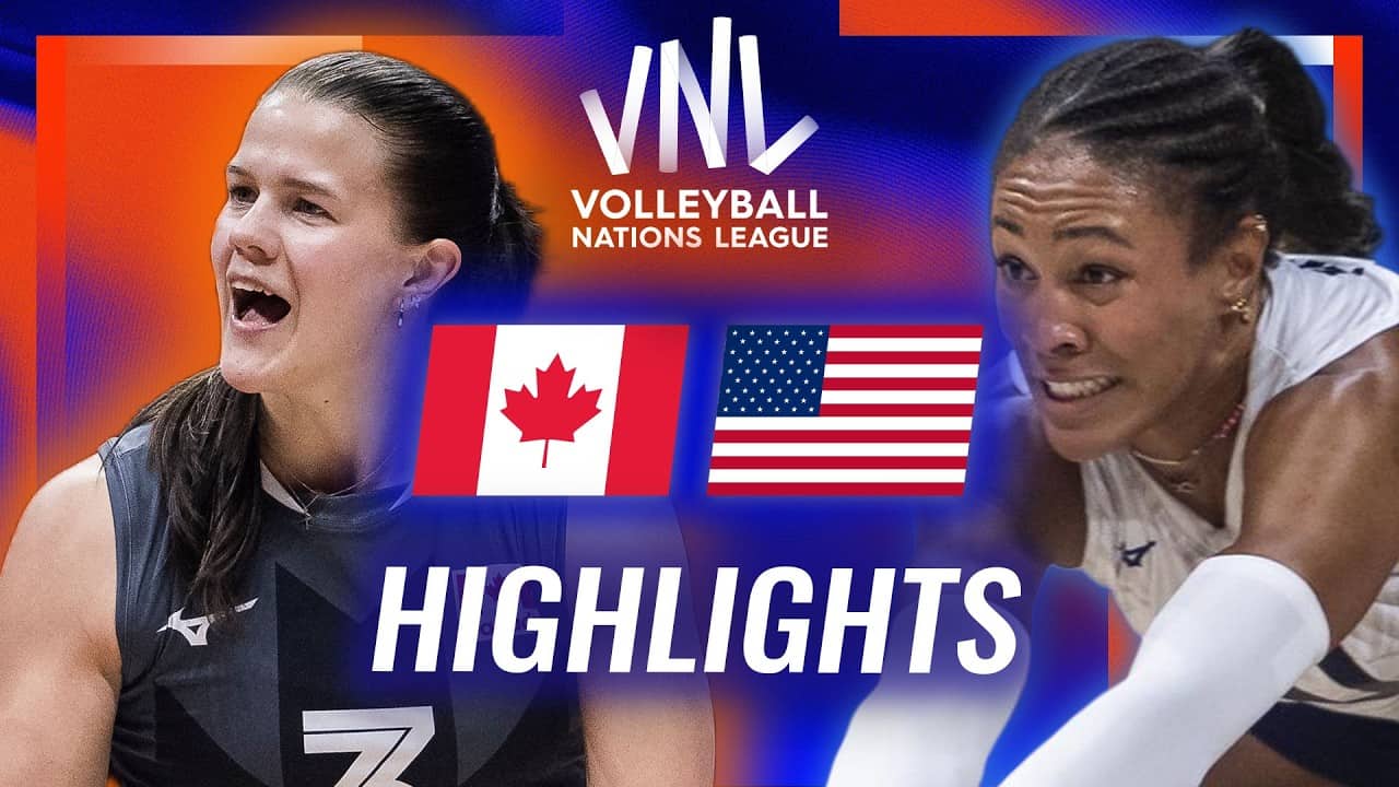 Canada π¨π¦ vs. USA πΊπΈ - Highlights | Week 1 | Women's VNL 2026
