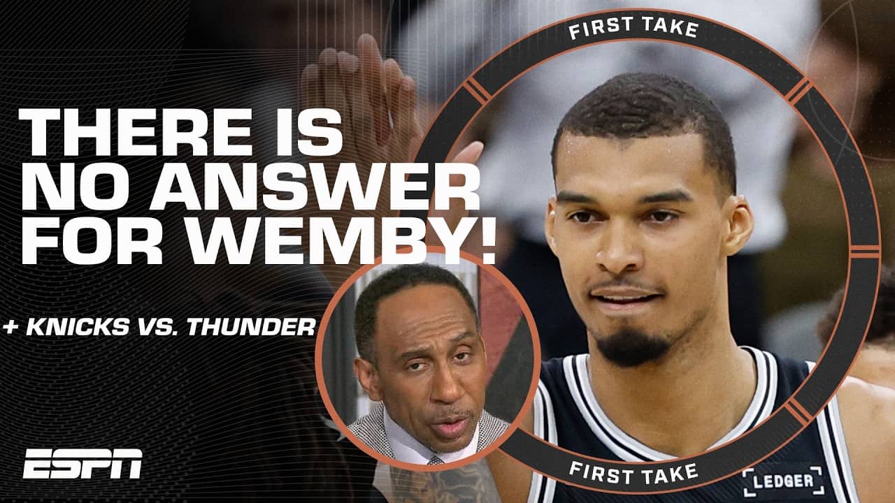 Stephen A. says there’s NO ANSWER for Wemby after Game 5: I’m THANKFUL he’s SKINNY! 🤣 | First Take