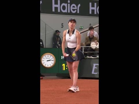 Kostyuk with the great defensive skills but Svitolina with the perfect finish at the net 🤌 #short