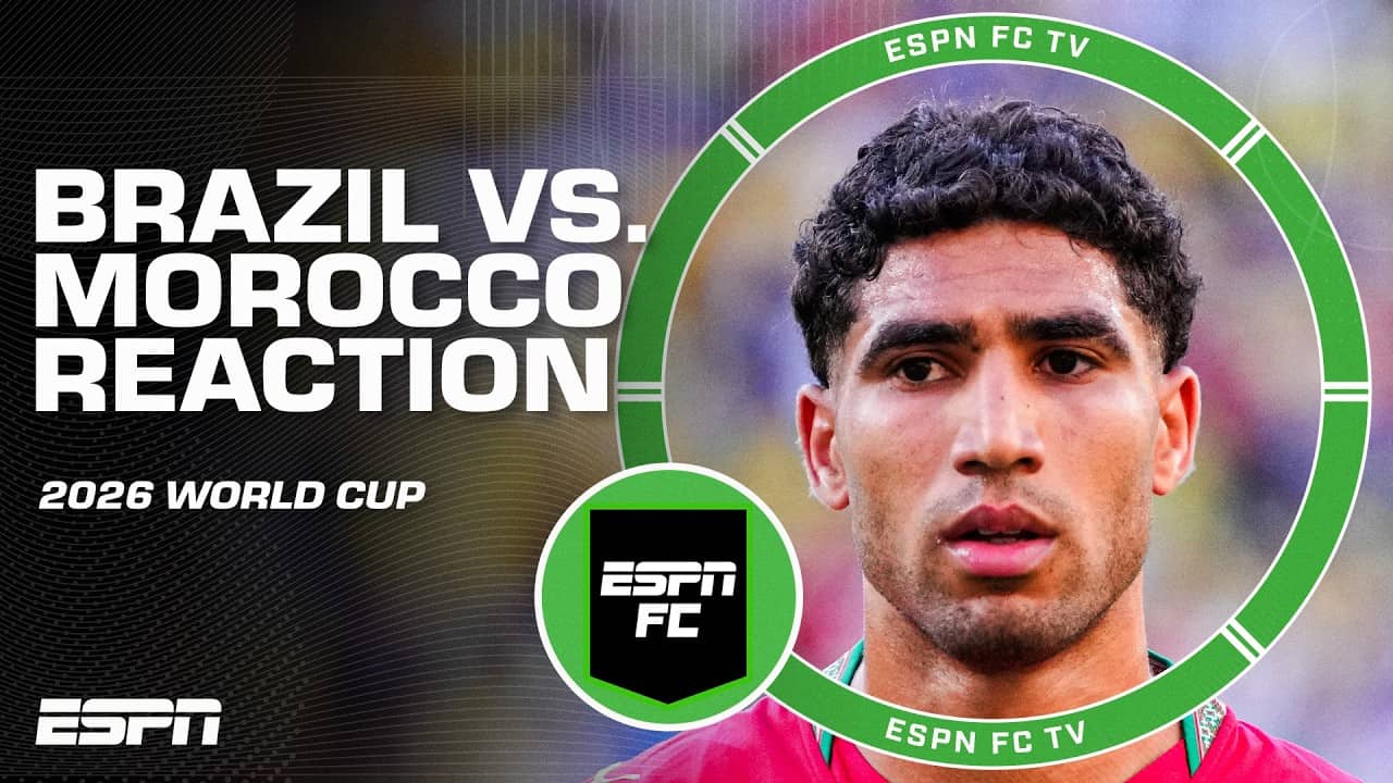 Brazil vs. Morocco REACTION ๐ Who will win Group C? | ESPN FC