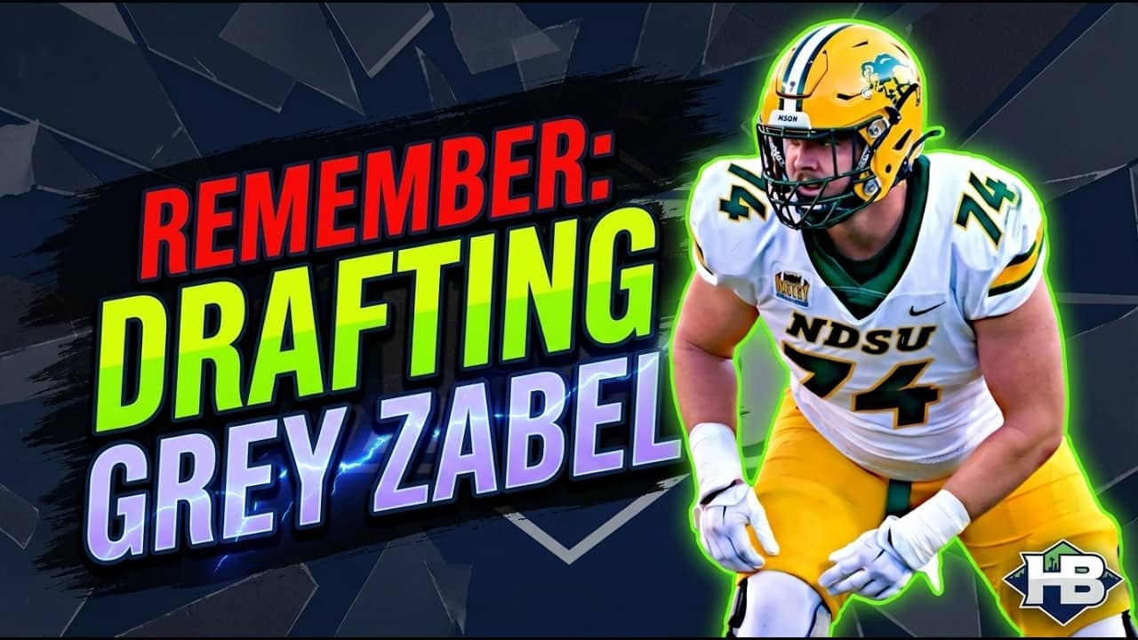 EPIC REACTION! The Seahawks select GREY ZABEL