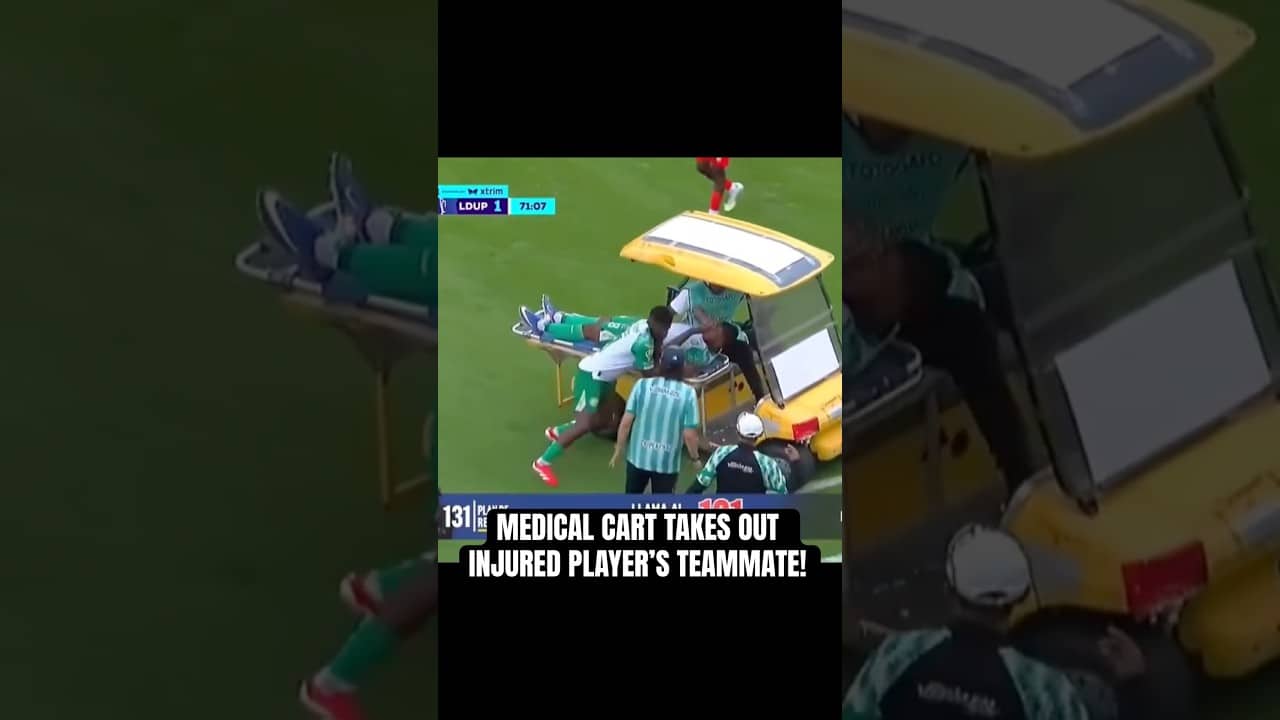 Medical Cart Takes Out Player!