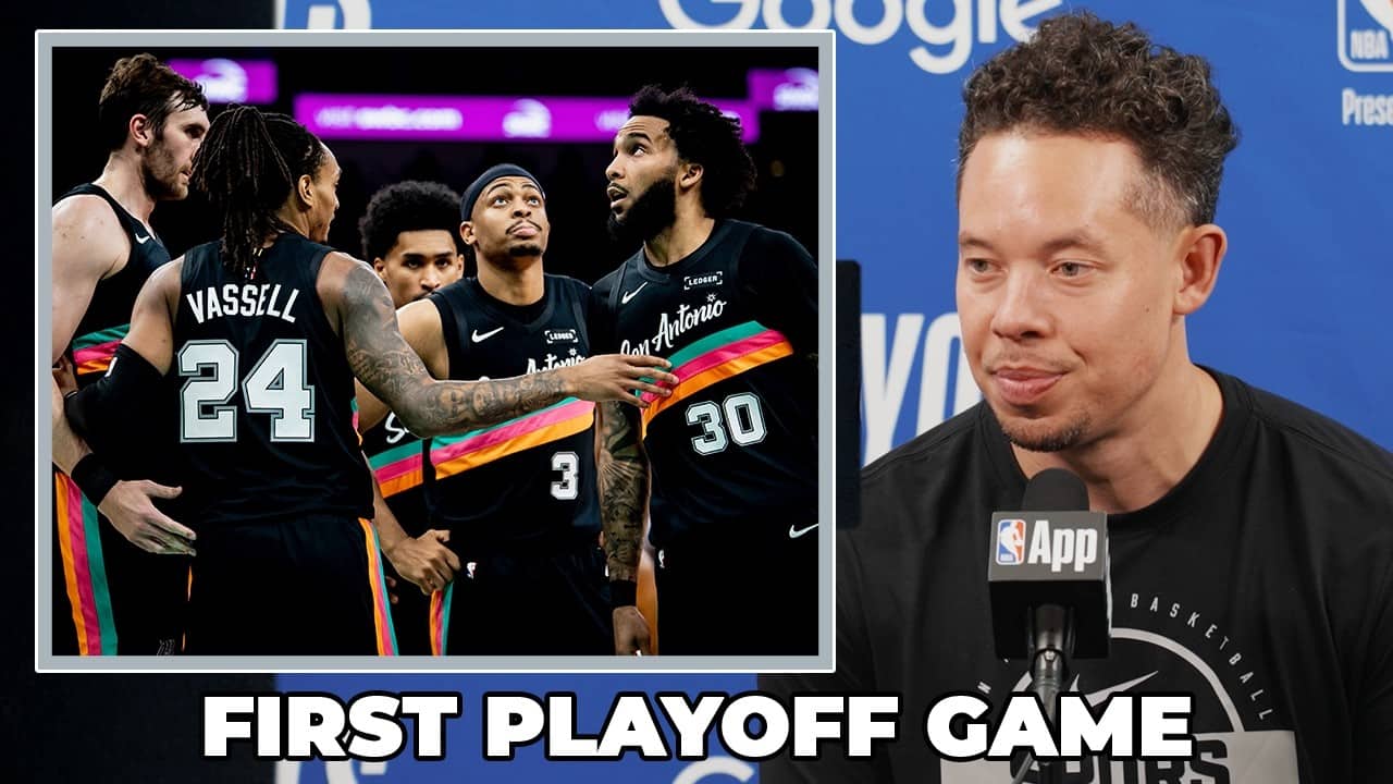 Mitch Johnson on First Game of Playoffs and Inside Matchup Against Trail Blazers
