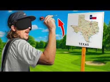 Throwing a Dart and Playing Golf Where it Lands: TEXAS