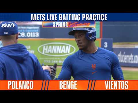 Polanco, Benge, Vientos, more face-off against live pitching in PSL | Mets Spring Training