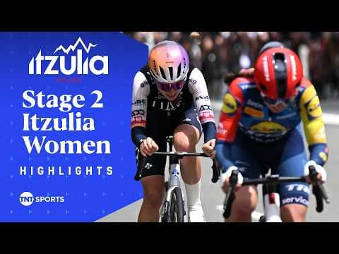 DOWN TO THE WIRE! 🔥 | Stage 2 2026 Itzulia Women Race Highlights | TNT Sports Cycling