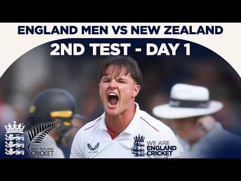 Baker & Bethell In The Wickets | Highlights - England v New Zealand Day 1 | Rothesay Test 2026