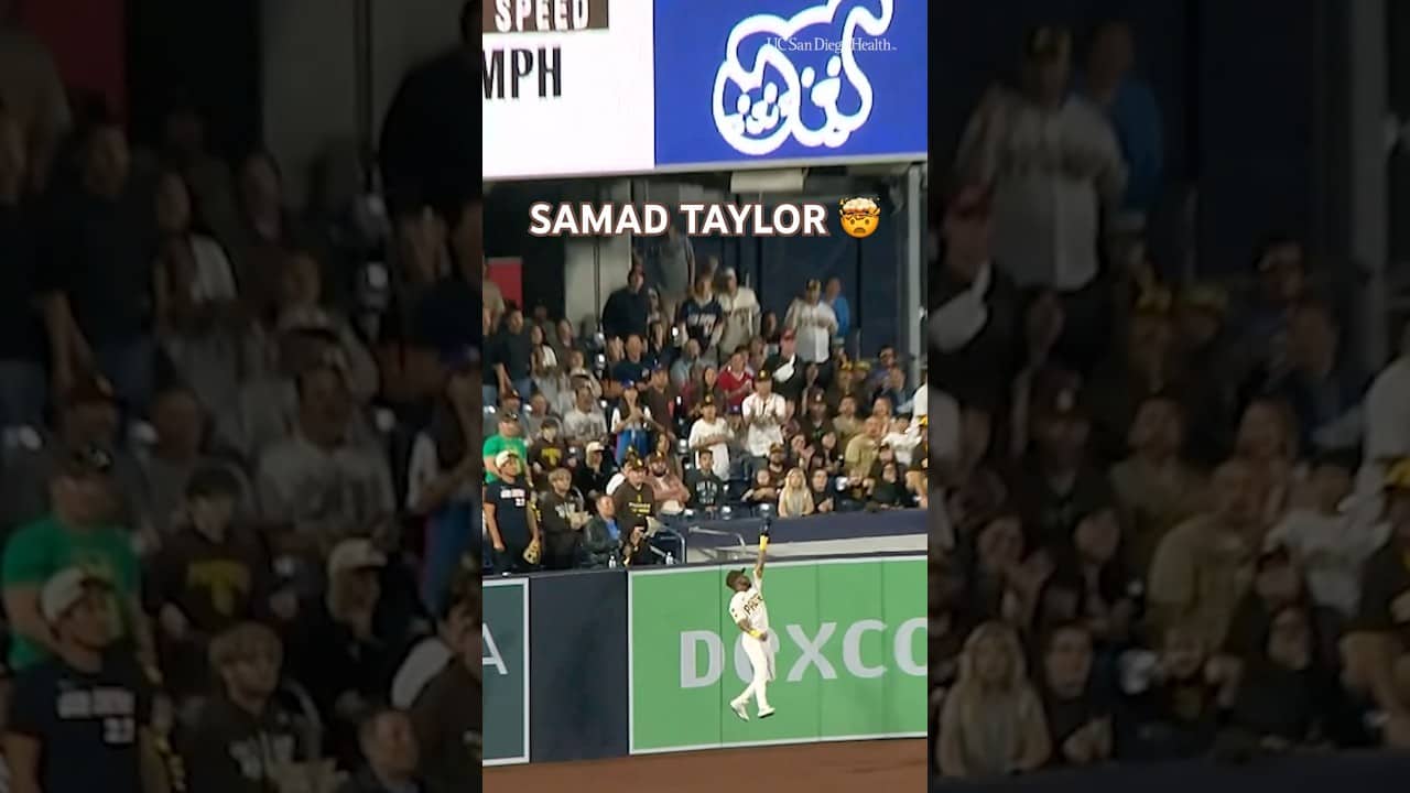 Samad gets it done 💪 #mlb #padres #sandiego #defense