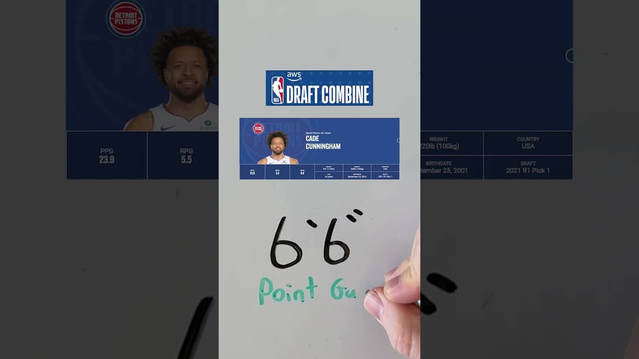 How tall is this year's #1 draft pick going to be? π @amazonwebservices