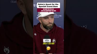 Spanish Grand Slam Dream: Jon Rahm's PGA Quest #shorts