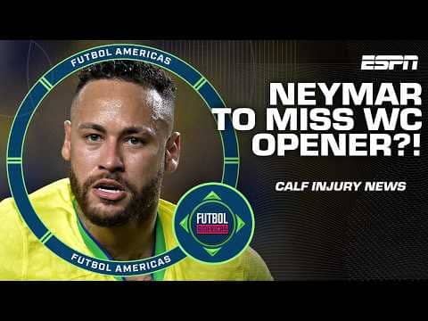 π¨ Neymar out up to 3 weeks with calf injury π¨ | Futbol Americas
