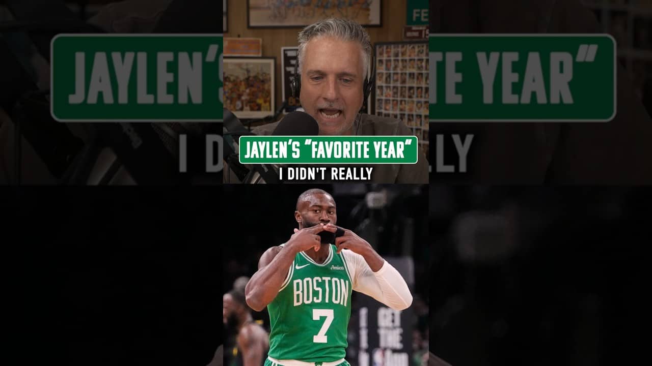 Bill and Nick Wright react to Jaylen Brown saying this year was his "favorite year"