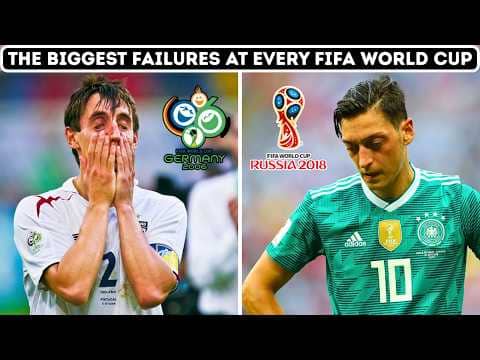 The Biggest Failures At EVERY World Cup